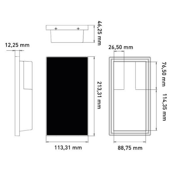 CLEVER iClever PLUS Сенсорный смеситель скрытого монтажа