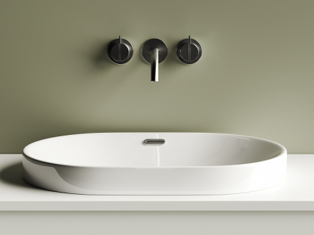 Ceramicanova Умывальник овальный встраиваемый в столешницу Element 600*400*195мм