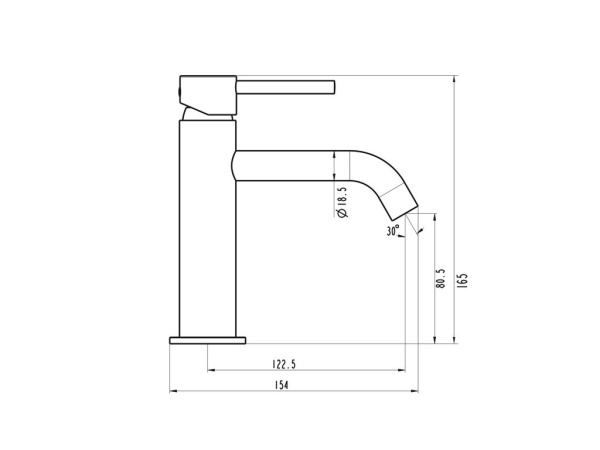 IO Sirio Смеситель для раковины, медь