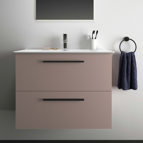 IS Ручка I.LIFE 34 см, для тумбы под умывальник,черный матовый