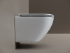 Ceramicanova Унитаз подвесной  Whirl торнадо 3.0 сиденье микролифт крепления белый