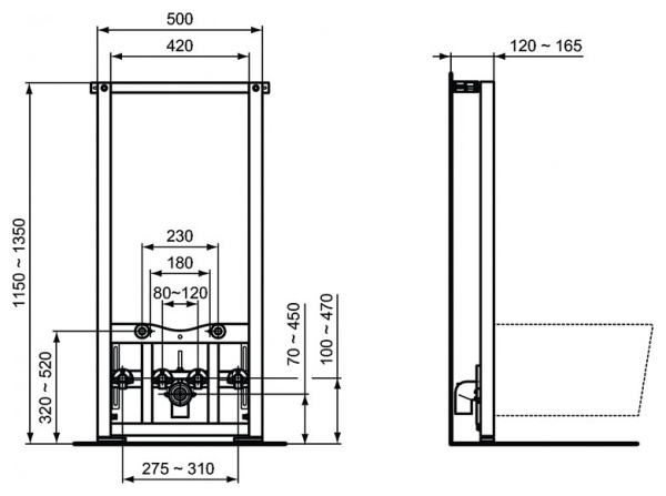 IS Инсталляция для биде