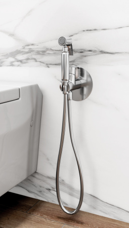 IO Гигиенический душ Round, хром