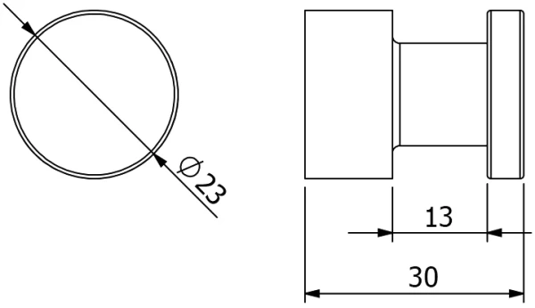 KLUDI VELA R  Крючок, черный матовый
