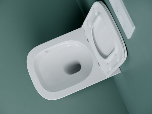 Ceramicanova Унитаз подвесной Union Торнадо, с ультратонким сиденьем с микролифтом