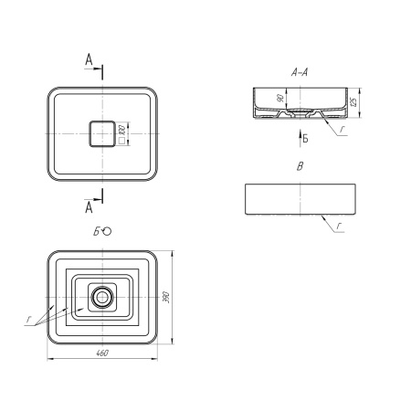 641945 Умывальник Джой
