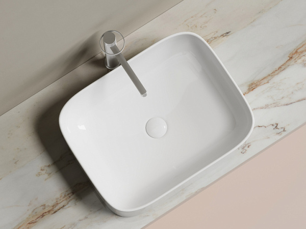 Ceramicanova Умывальник накладной прямоугольная Element 505*380*150мм