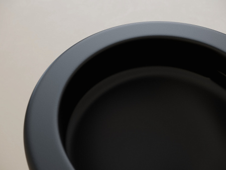 Ceramicanova Унитаз подвесной UP Rimless Торнадо, с ультратонким сидением, микролифт, черный матовый