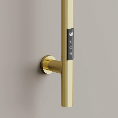 Sancos Полотенцесушитель Linn электрический 150x3 I-образный, брашированное золото