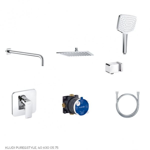 KLUDI PURE&STYLE Комплект для душа ( 7 в 1 )