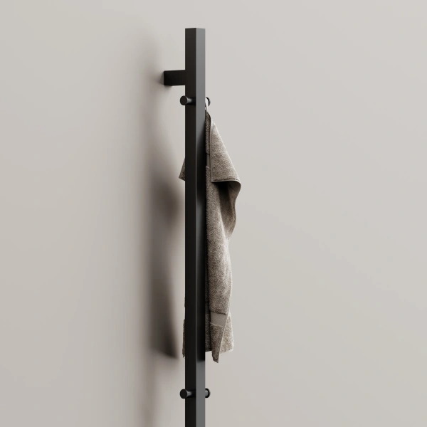 Sancos Полотенцесушитель Linn электрический 150x3 I-образный, черный матовый