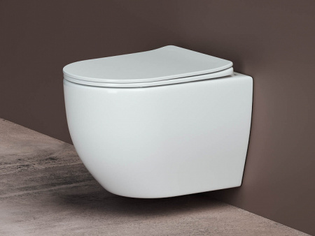 Ceramicanova Унитаз подвесной Mia, глубокий смыв с ультра тонким сидением