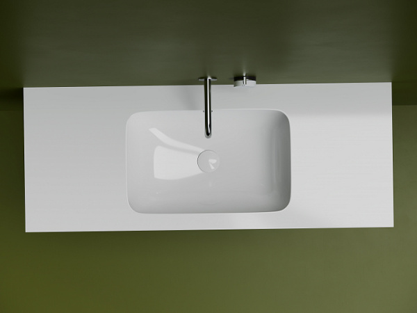 Ceramicanova Умывальник прямоугольный встраиваемый снизу под столешницу Element 540x360x190мм