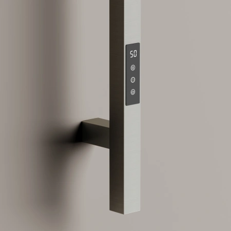 Sancos Полотенцесушитель Linn электрический 150x3 I-образный, брашированный никель