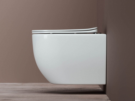 Ceramicanova Унитаз подвесной Mia, глубокий смыв с ультра тонким сидением