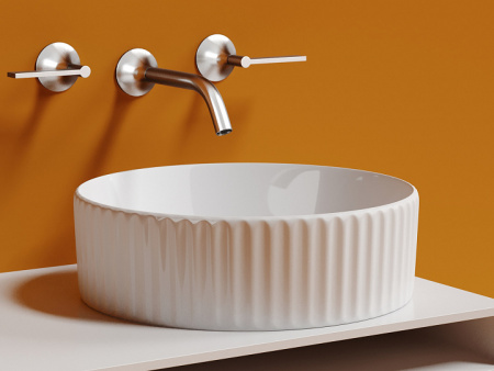 Ceramicanova Умывальник накладной круглый Element 360*360*115мм