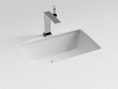 Ceramicanova Умывальник Era прямоугольный 525x345x175 встраиваемый снизу, с отверст.слива-перелива