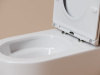 Ceramicanova Унитаз подвесной Noe 52см, торнадо 3.0 сиденье микролифт крепления белый