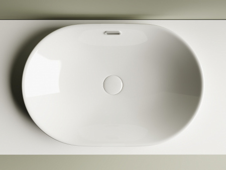 Ceramicanova Умывальник овальный встраиваемый в столешницу Element 600*400*195мм