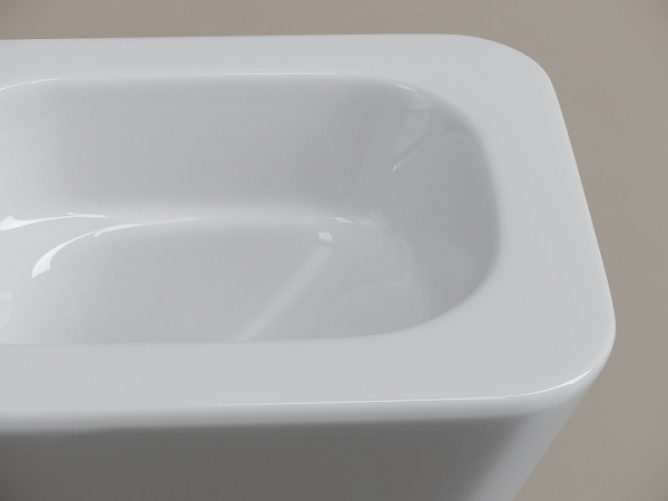 Ceramicanova Унитаз подвесной  Miro 52см, торнадо 3.0 сиденье микролифт крепления белый