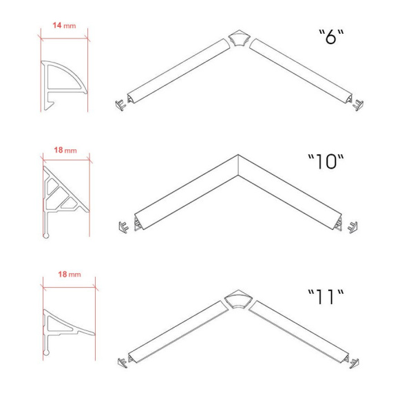 Универсальная декоративная планка 11/1100 белая