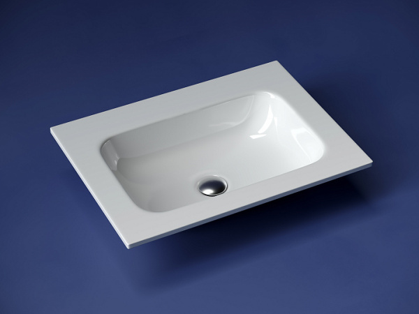 Ceramicanova Умывальник накладной Grace без отверстия под смеситель, 610*457*137мм, белый