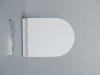 Ceramicanova Унитаз подвесной Alba 3.0, смыв Торнадо, 490x360x300,сиденье микролифт