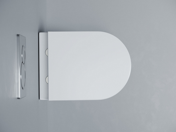 Ceramicanova Унитаз подвесной Alba 3.0, смыв Торнадо, 490x360x300,сиденье микролифт