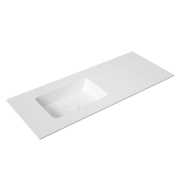 Умывальник  Kupala встраиваемый 1210x490 мм, реверсивная версия, белый матовый