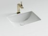 Ceramicanova Умывальник Era прямоугольный 515x380x195 встраиваемый снизу,с отверст.слива-перелива