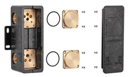 Скрытая часть на 3 выхода Remer RRBOX93
