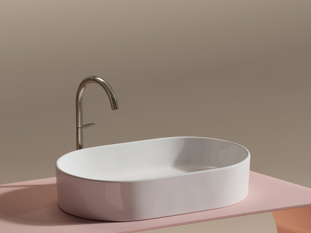 Ceramicanova Умывальник накладной овальный Element 600*385*122мм