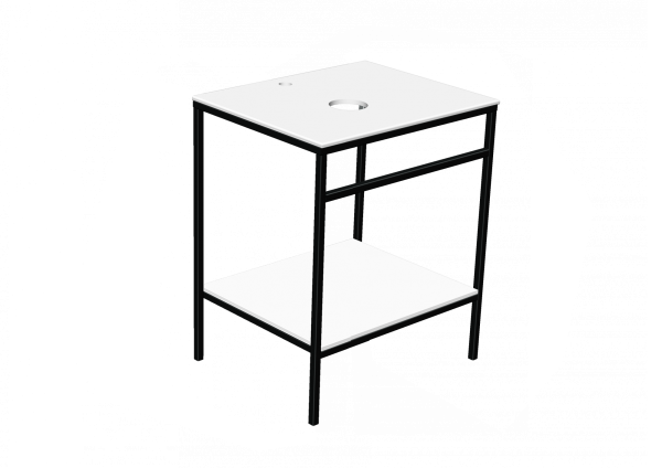 Консоль напольная Radostone Лаура 600*490*730 черный