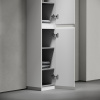 Шкаф-пенал SANCOS Libra Floor напольный, белый глянец, 350х300х1870 мм,  арт. PLB35FW