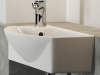 Ceramicanova Умывальник подвесной Element 455*220*130мм, чаша справа, белый