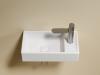 Ceramicanova Умывальник подвесной прямоугольный Element  407*217*100мм, чаша слева, бел. мат.