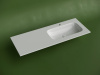 Ceramicanova Раковина мебельная Grace 1210x457x137 с чашей справа и отверстием под смес.
