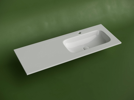 Ceramicanova Раковина мебельная Grace 1210x457x137 с чашей справа и отверстием под смес.