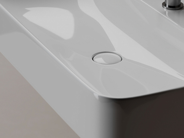 Ceramicanova Умывальник AURA с 1 отверстием для смесителя, без перелива 815*475*140мм