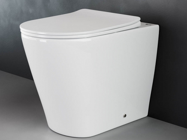 Ceramicanova Унитаз соло HIGHLIGHT Rimless, с крепежом, с сиденьем-крышкой с микролифтом