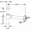 Сифон для раковины KLUDI G1 1/4 x 32мм