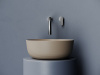 Ceramicanova Умывальник накладной круглый Element 356*356*135мм, цвет капучино матовый