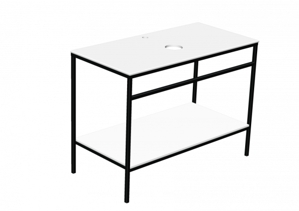 Консоль напольная Radostone Лаура 1000*490*730 черный