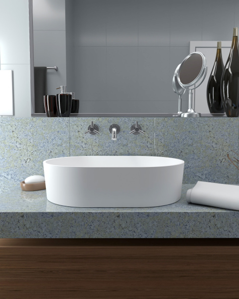 Раковина Radostone Элиза 550*370*140 белый матовый