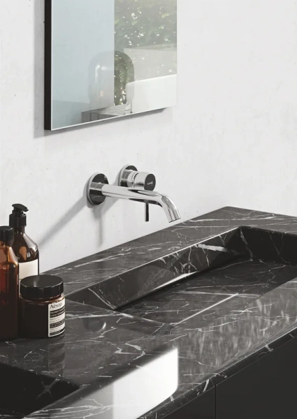 KLUDI BOZZ Комплект наст. смес. умыв. 2 отв. 230 мм + внутренняя часть 38243