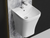 Ceramicanova Раковина моноблок подвесная DION, с отверстием под смеситель