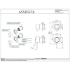 Mariani NEXT Смеситель для душа, нержавеющая сталь