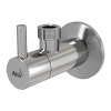 ALCAPLAST Угловой вентиль с фильтром 1/2х1/2, круглый, хром
