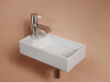 Ceramicanova Умывальник подвесной прямоугольный Element 407*217*100, чаша справа, белая