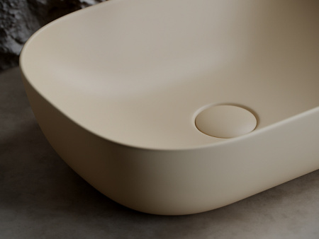 Ceramicanova Умывальник накладной прямоуг Element 455*325*135мм капучино мат.